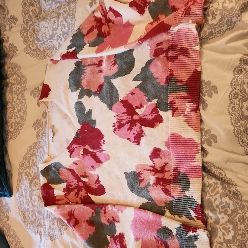 Loft floral sweater